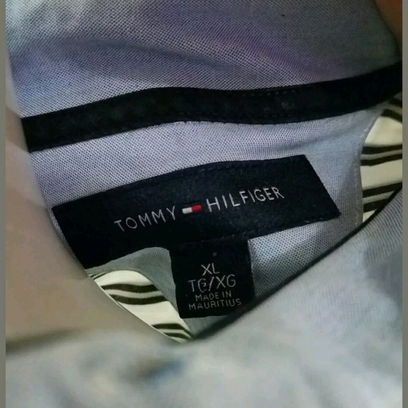Men's XL Tommy Hilfiger Striped Button Down Shirt - Picture 4 of 8